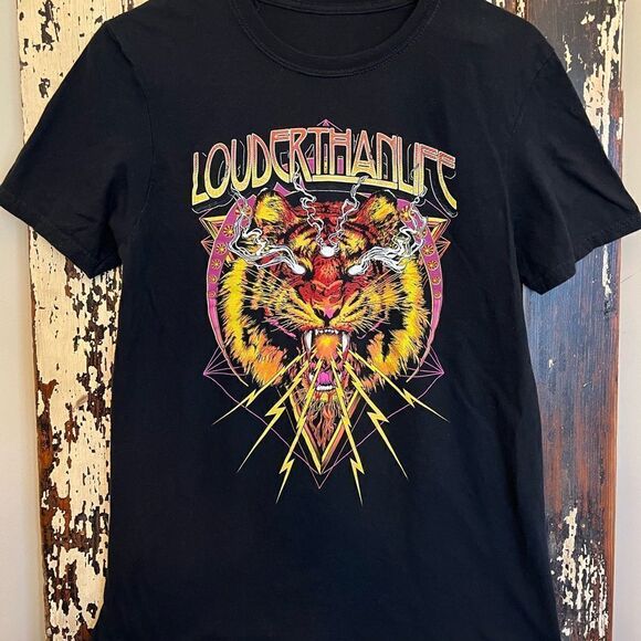 Louder Than Life Merch Tiger Roar Shirt
Unisex Standard T-Shirt / BLACK - Picture 2 of 6